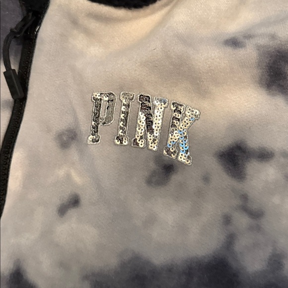 PINK reversible zip up jacket size small - Picture 4 of 9